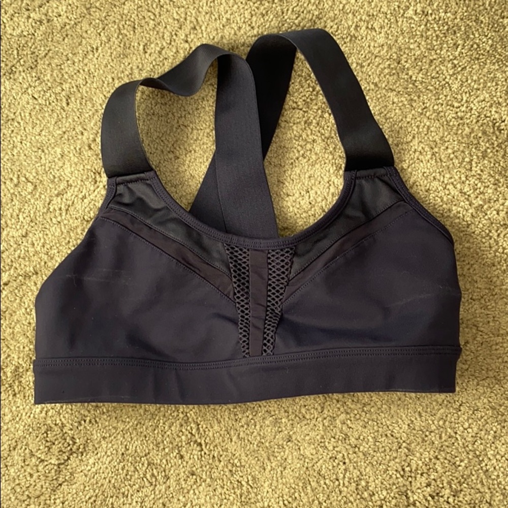 ALO Yoga Navy Blue Equalize Bra